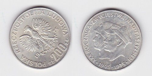 Moneta argento 200 zloty - 200,
