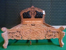 UK STOCK ~ Letto rococò 4'6"