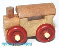 VECCHIO COMPONIBILE ANCIEN MONTABLE OLD KINDER FERRERO _k96n130 treno in legno