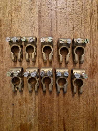 10x morsetto ottone - morsetto, in