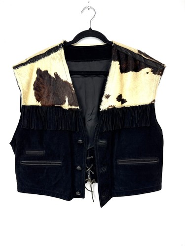 Euc italy western suede - euc,