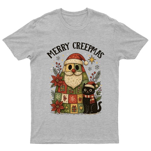 Shirt merry creepmas gatto - t-shirt,