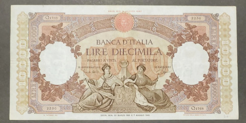 10000 lire regine del - 10000, mare