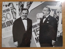 FOTO ORIGINALE 1961966 CLAUDIO VILLA PEPPINO DE FILIPPO SCALA REALE TIMBRO RAI