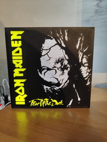 Lampada lightbox iron maiden - lightbox,