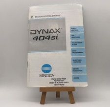 Minolta Dynax 404si manuale di