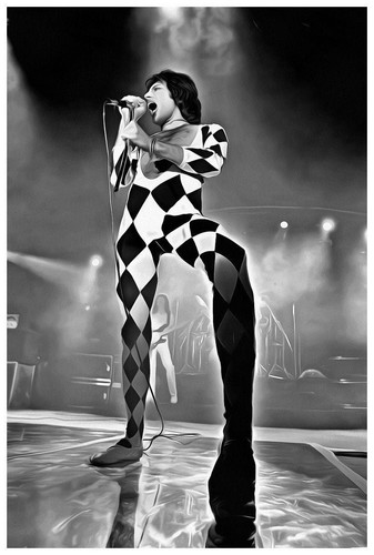 Freddy mercury art - mercury, su