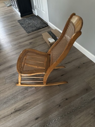Sedia dondolo legno - sedia,