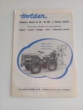 Brochure TRATTORE AGRICOLO HOLDER A 10 4X4 VIGNETI FRUTTETI VIVAI ORTAGLIE