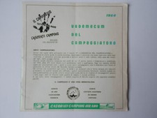 CASORATI CAMPING MILANO 1964 catalogo prezzi brochure roulotte campeggio vintage