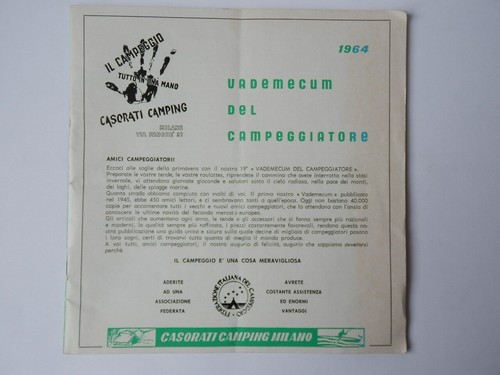 Casorati camping milano 1964 - casorati,
