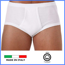 Slip uomo costine aperti intimo Mutande cotone 100 % anche taglie forti