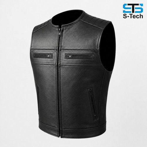 Gilet moto pelle s tech - , s-tech