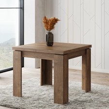 TAVOLO A LIBRO MOD. ULRICH CM 90X90 NOCE EASTWOOD