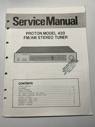 Proton model 420 - model, fm/am