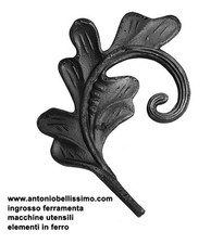 foglia ornamento in ferro