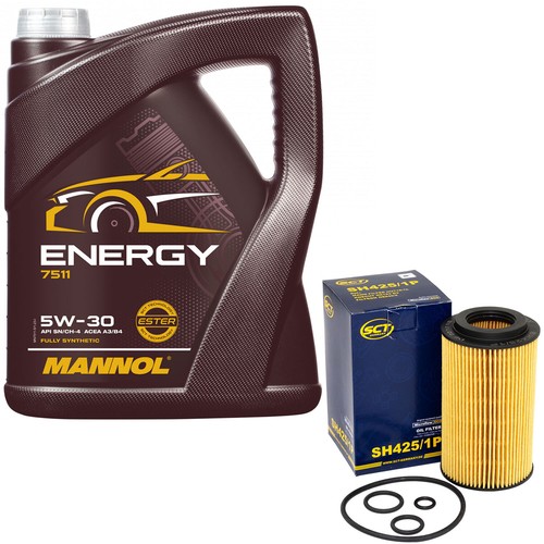 Kit olio motore 5 - olio, 5w-30
