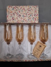 Set 4 pezzi flauti champagne