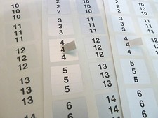 Etichette Numerazione