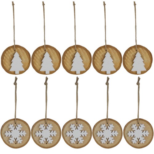 Natale legno tronchi - in,