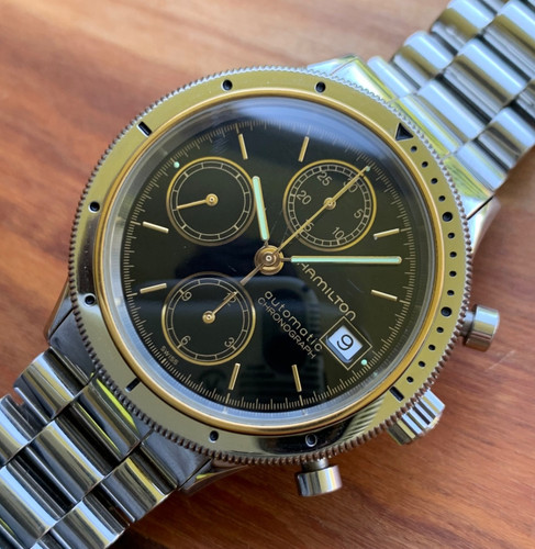 Cronografo vintage hamilton - vintage,