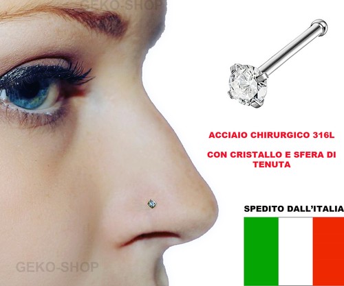 Piercing naso acciaio 316l - naso,