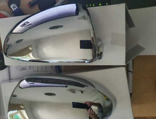 Calotte cromate specchio - sx+dx,