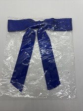 fiocco blu in raso per grembiule bambino scuola o asilo