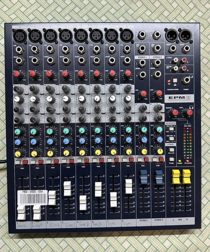 Soundcraft epm8 mixer - soundcraft,