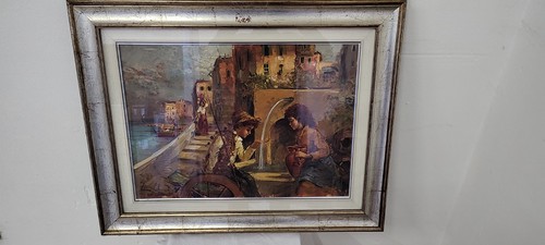 Dipinto olio tela - su,