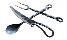 Posate medievali forgiate a