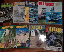 LOTTO RIVISTE ARMI DA COLLEZZIONE,ARMI E TIRO-PISTOLE-COLTELLI-REVOLVER