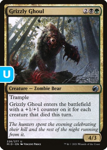 Mtg grizzly ghoul - mtg,