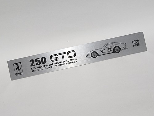 Targa metallo ferrari 250 - metallo,