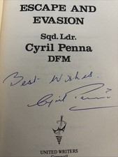 Signed sqd ldr cyril penna - signed, dfm