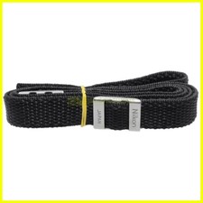 Nikon Tracolla originale nera 15mm. per custodie obiettivi. Genuine strap.