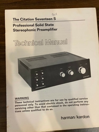 Harman kardon citation 17s - kardon,