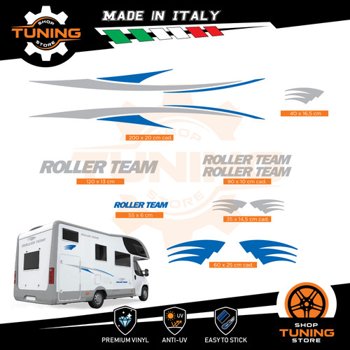Kit adesivi camper roller - camper, roller-team