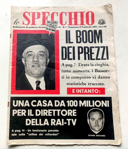 Rivista specchio il boom - specchio,