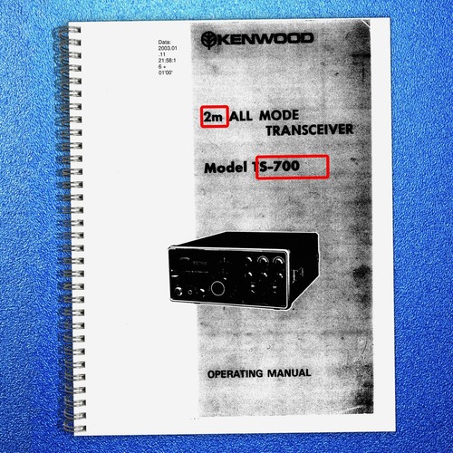 Kenwood 700 all mode - ts-700,