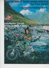 advertising Pubblicità CICLOMOTORI GARELLI 1977 MOTOITALIANE MOTOSPORT