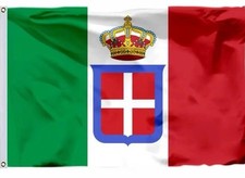 Bandiera, Savoia-Regno d’Italia- sabauda, In poliestere cm. 90x150