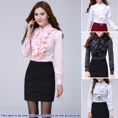 Camicia donna con volant blusa