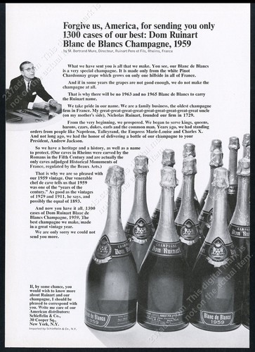 1966 dom ruinart - 1966, blanc