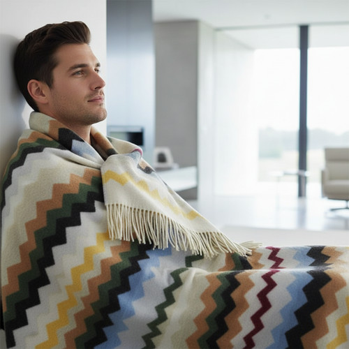 Plaid missoni home - con, frange