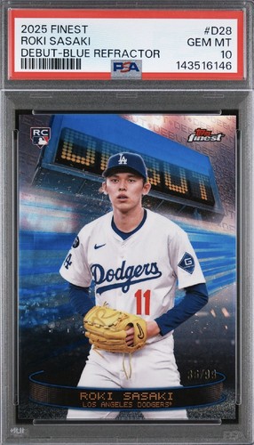 2025 topps finest - 2025, debutto