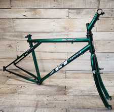 Telaio e forcella GT Outpost Trail 18" Candy Evergreen Triangolo Triangolo MTB CrMo 1995