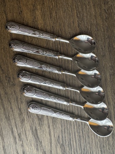 Cucchiaini vintage punzonati - 6,