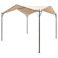 Gazebo Beige 4x4 m Struttura