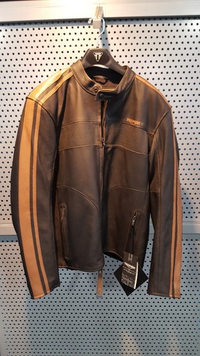 Giacca moto triumph restore - giacca,